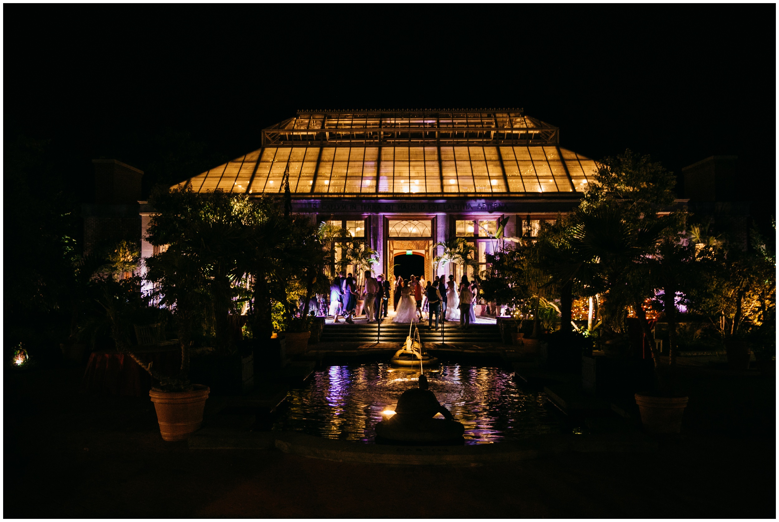 Guests dancing at Tower Hill Botanic Garden wedding reception in Massachusetts