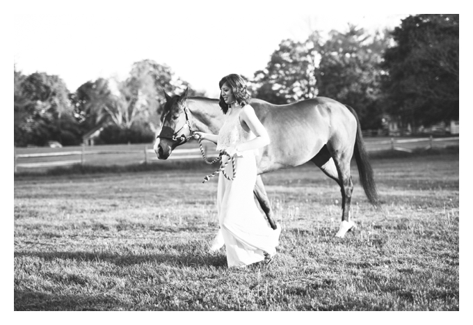 Candid of girl with Horse 