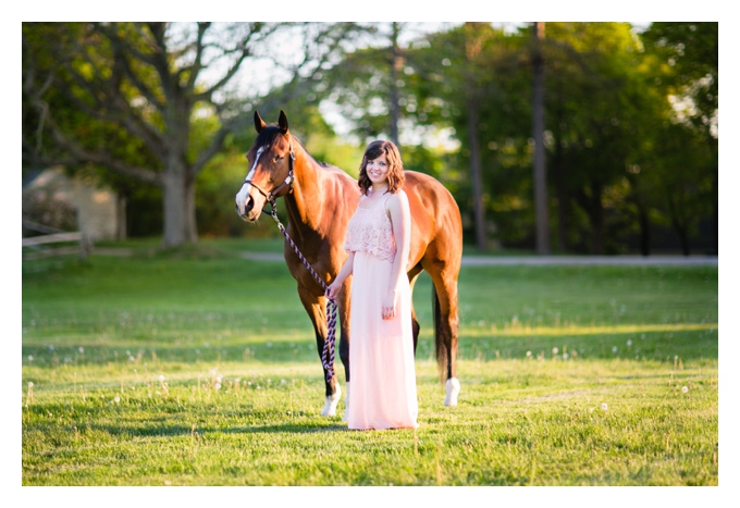 Portrait of Girl with Horse 