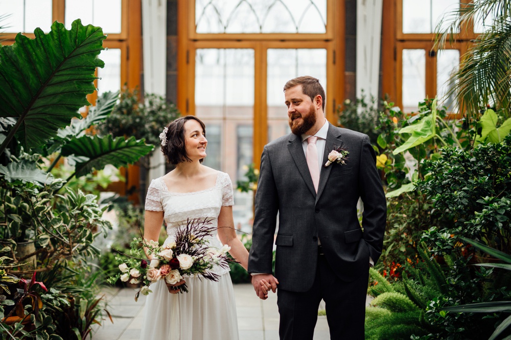 Greenhouse portrait session
