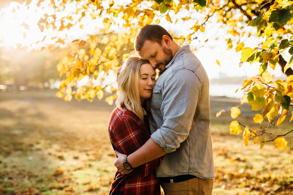 Charles River esplanade engagement session