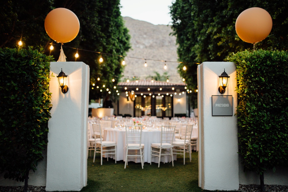 Palm Springs wedding