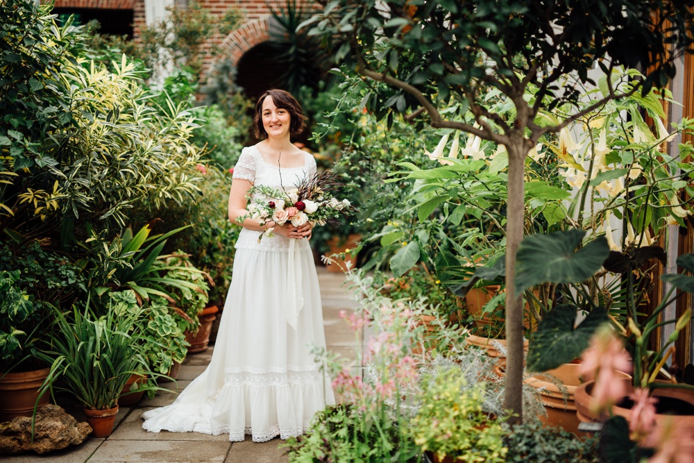 Greenhouse portrait session