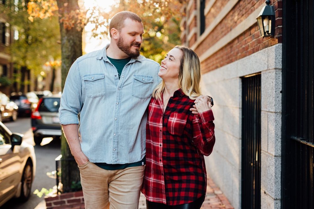 Charles River Esplanade engagement session