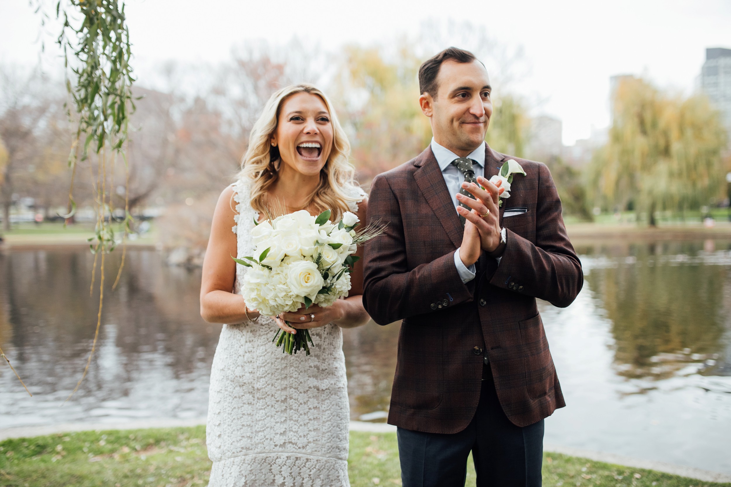 Boston Public Garden wedding