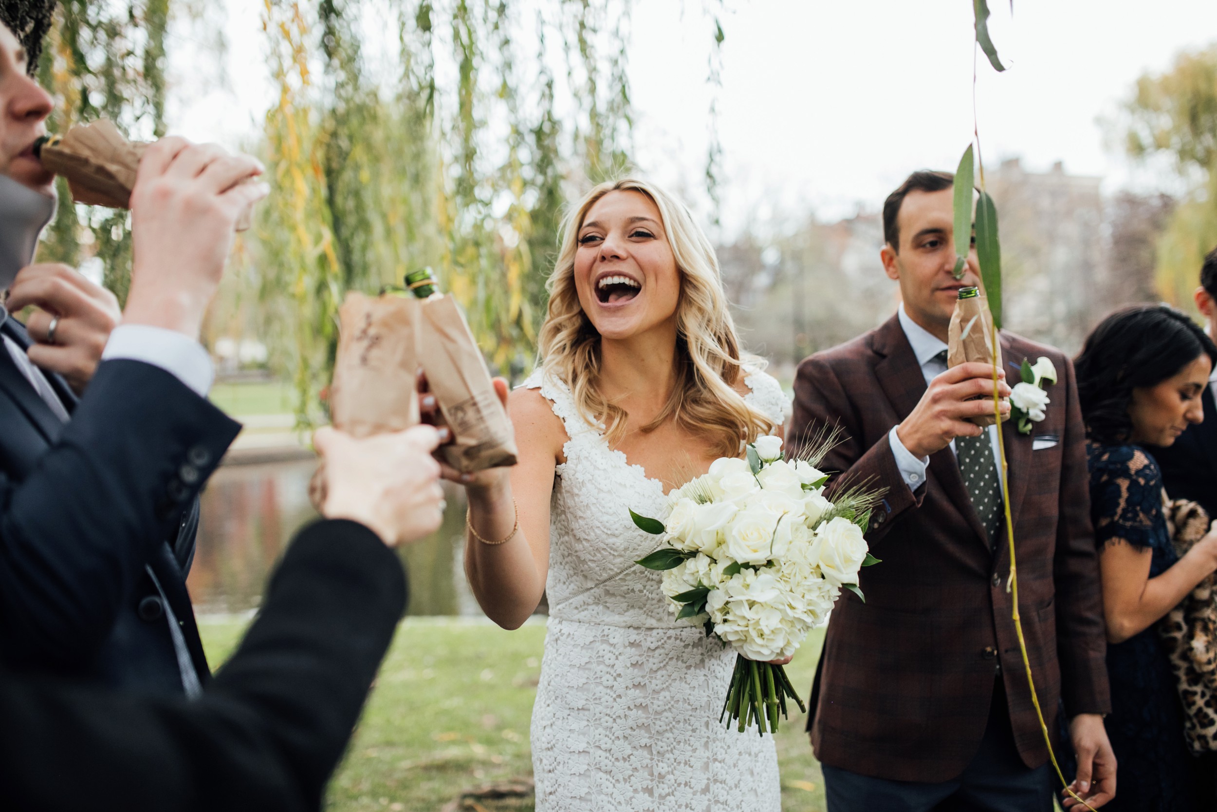 Boston Public Garden wedding