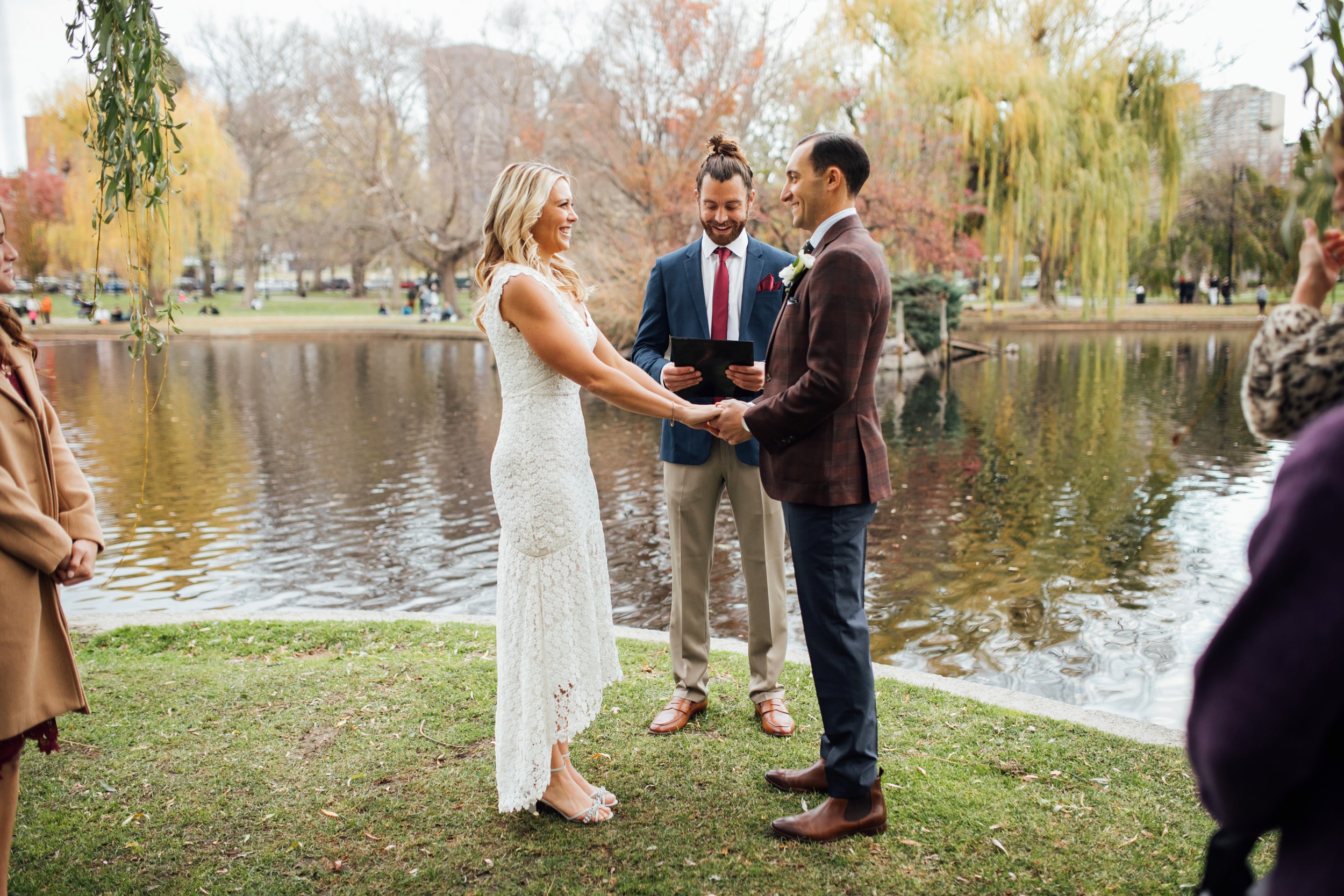 Boston Public Garden wedding