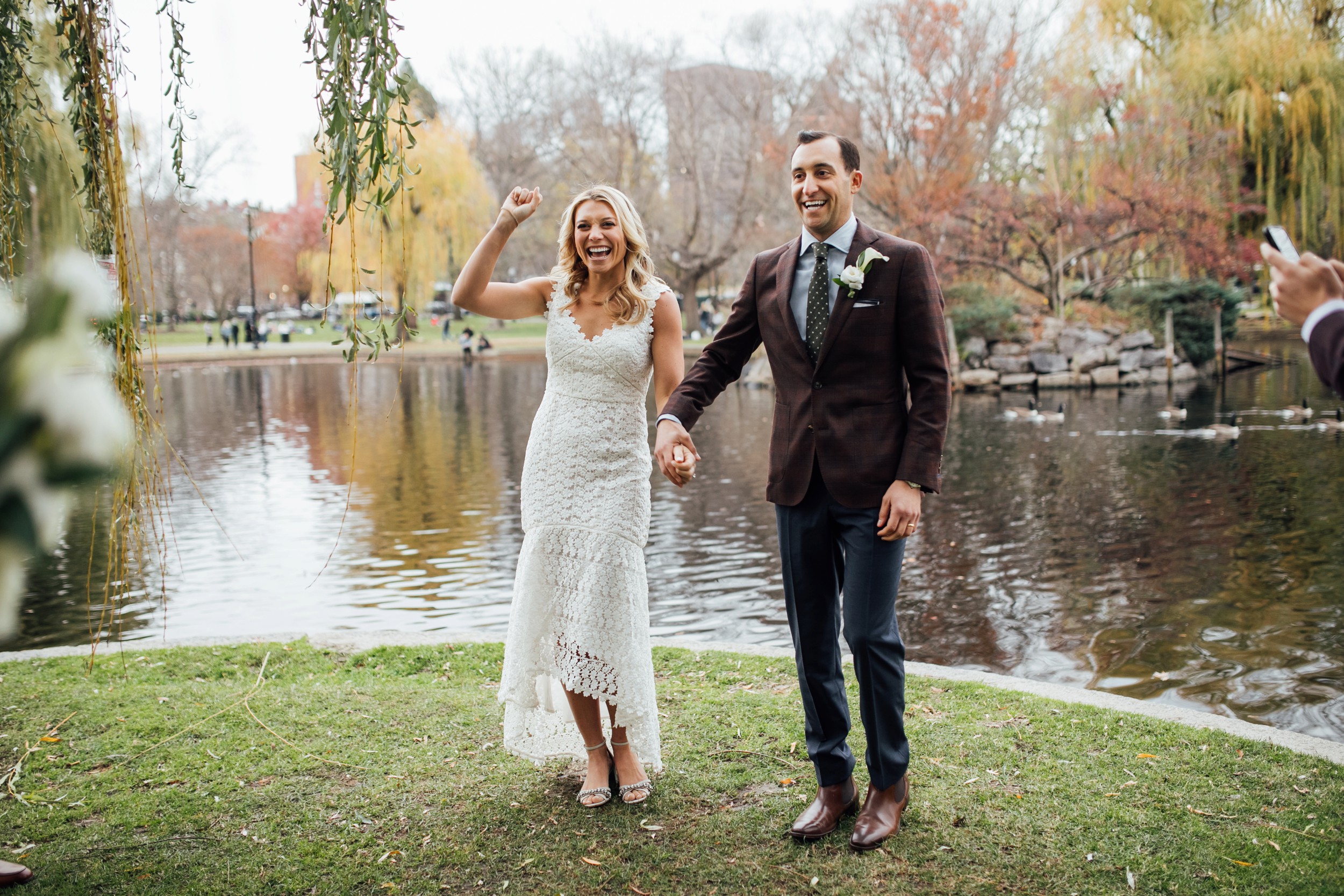 Boston Public Garden wedding