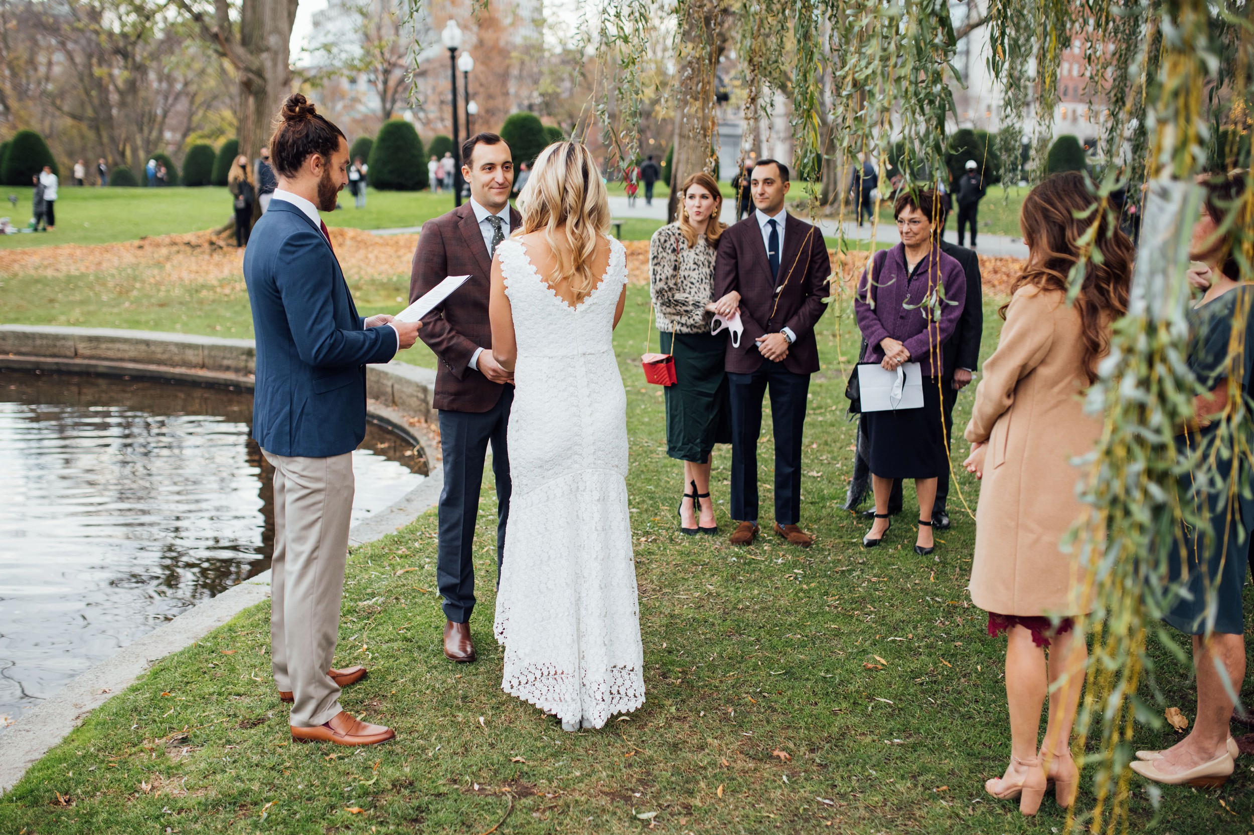 Boston Public Garden wedding
